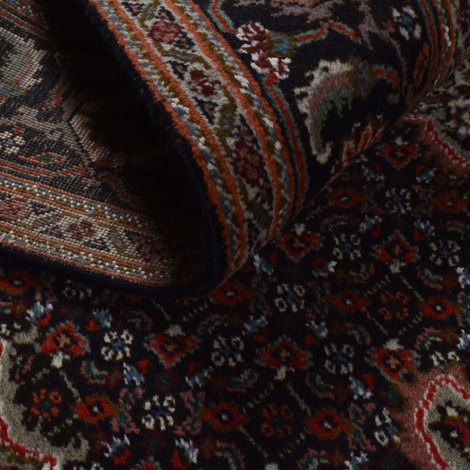 Tapis persan - Tabriz - Royal - 202 x 153 cm - marron foncé