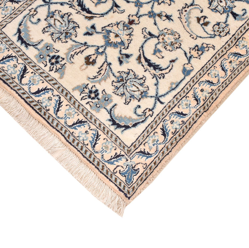 Tapis de couloir Tapis persan - Nain - Royal - 187 x 57 cm - crème