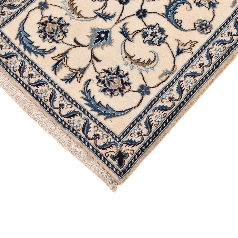 Tapis de couloir Tapis persan - Nain - Royal - 194 x 61 cm - crème
