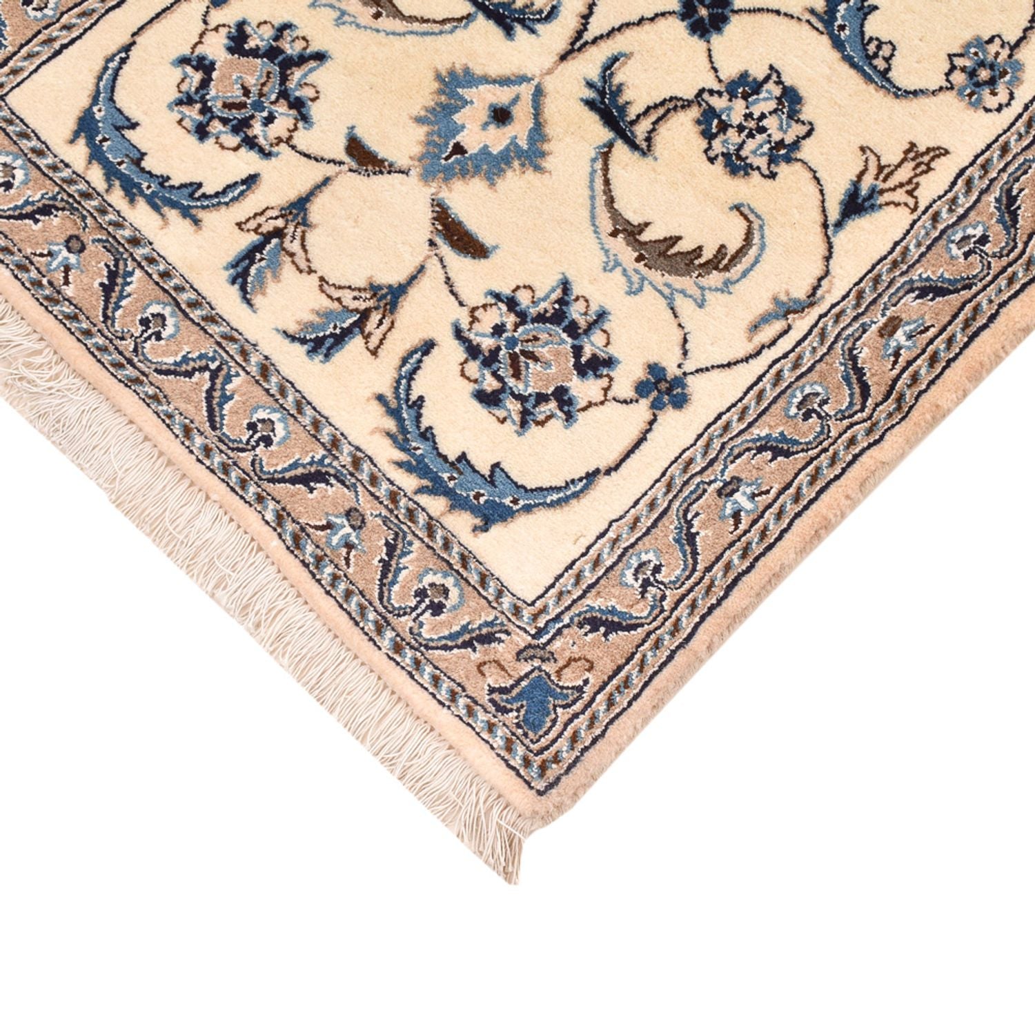 Läufer Perser - Nain - Royal - 197 x 60 cm - creme