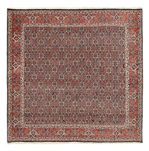 Perserteppich - Bidjar quadratisch  - 205 x 205 cm - rost