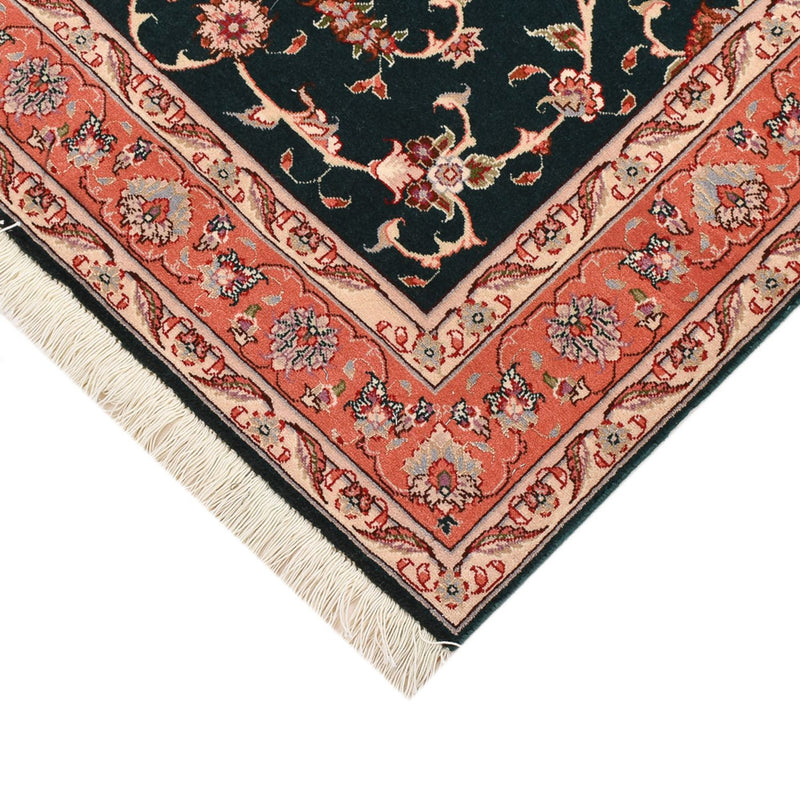 Tapis persan - Tabriz - Royal - 145 x 100 cm - bleu foncé