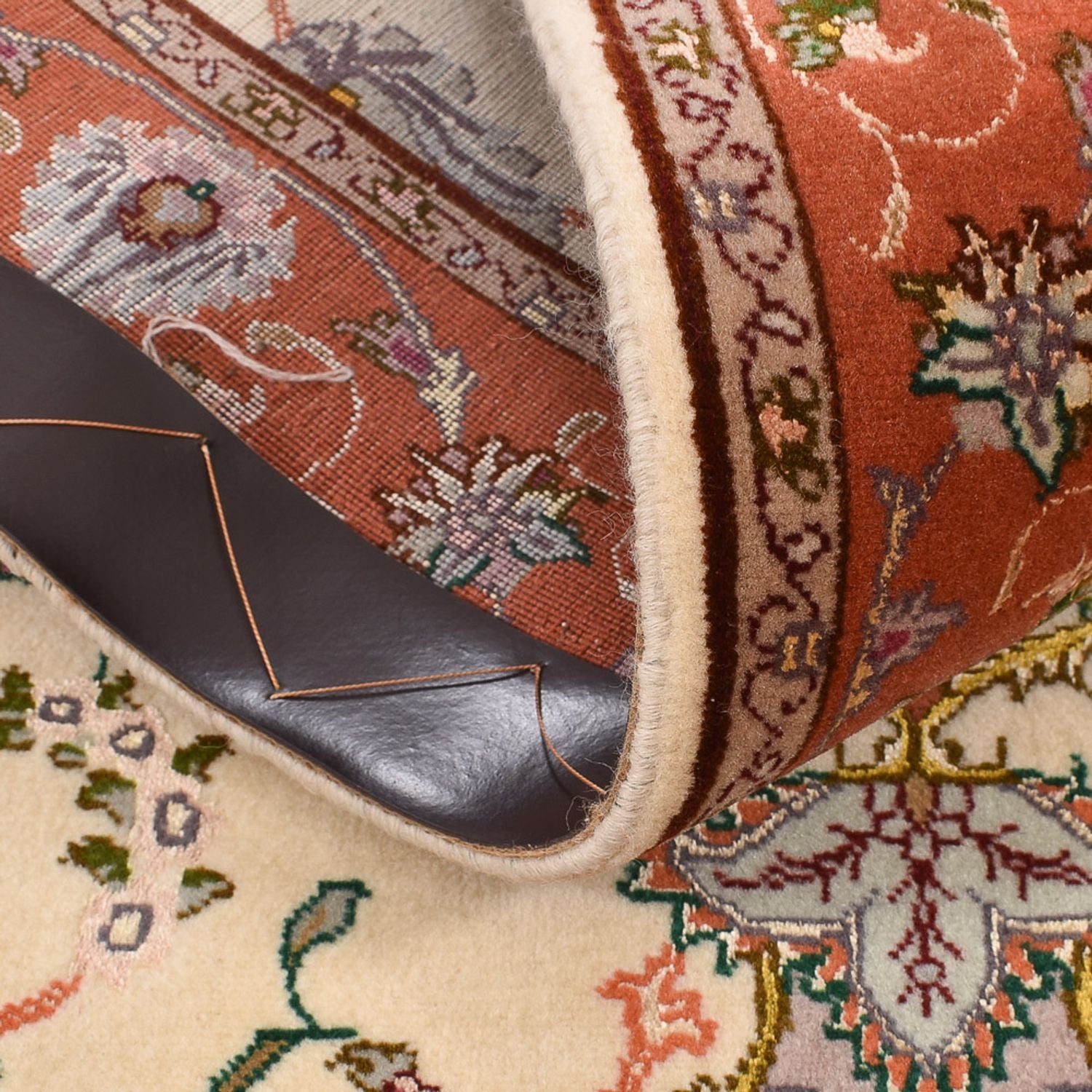 Tapis de couloir Tapis persan - Tabriz - Royal - 206 x 80 cm - multicolore