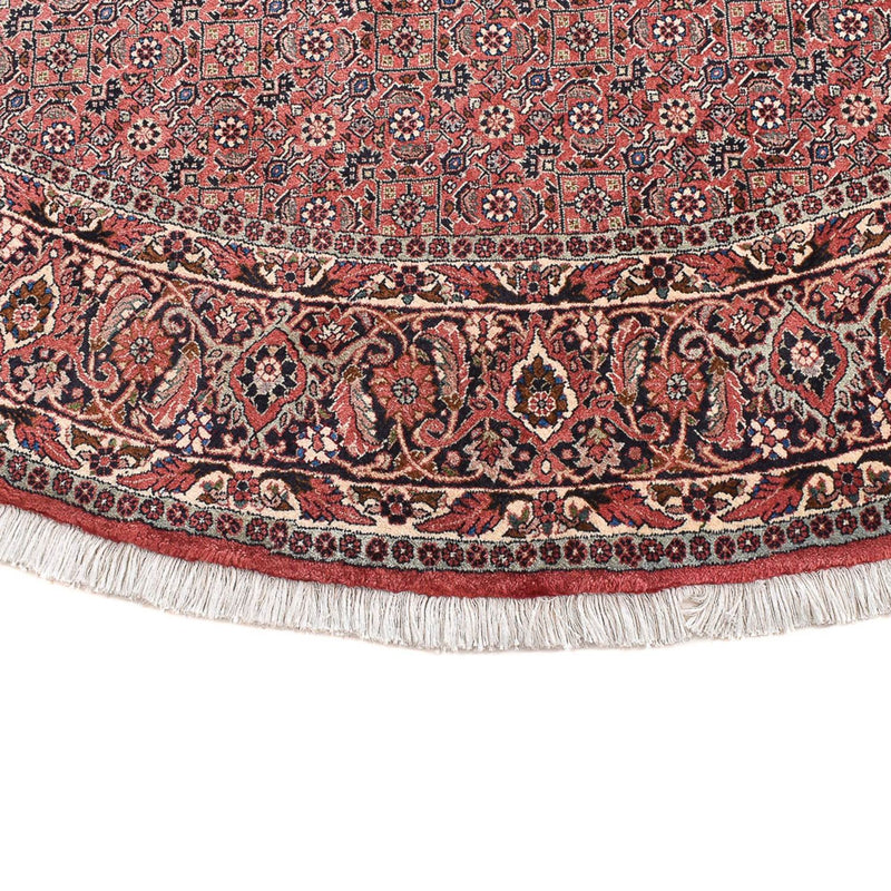 Tapis persan - Bidjar ronde  - 255 x 255 cm - rouille