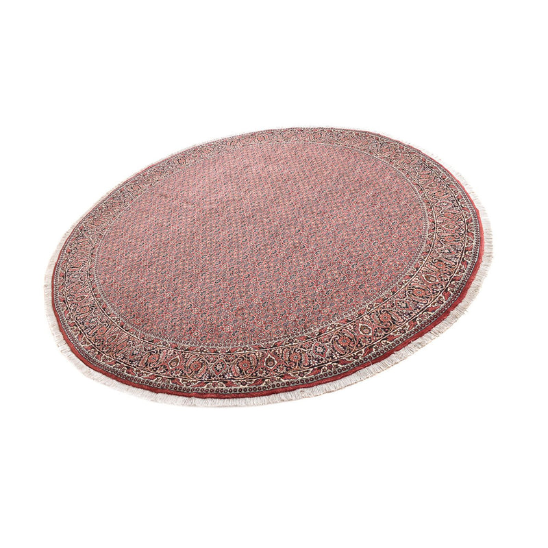 Tapis persan - Bidjar ronde  - 255 x 255 cm - rouille