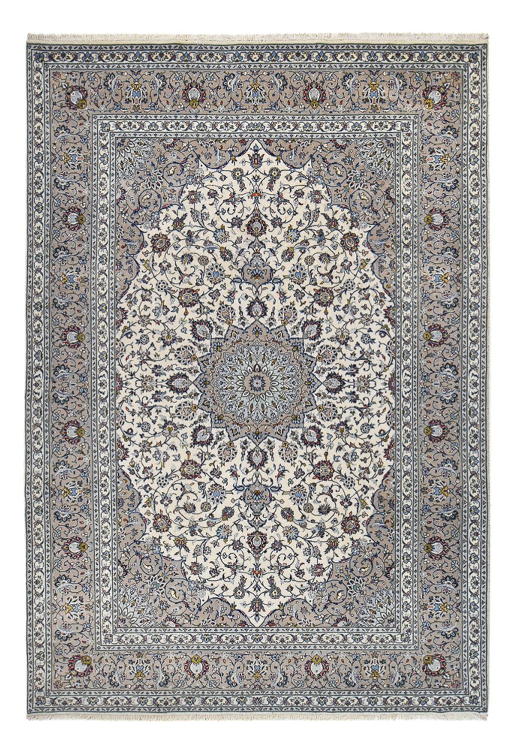 Tapis persan - Keshan - Royal - 360 x 248 cm - gris