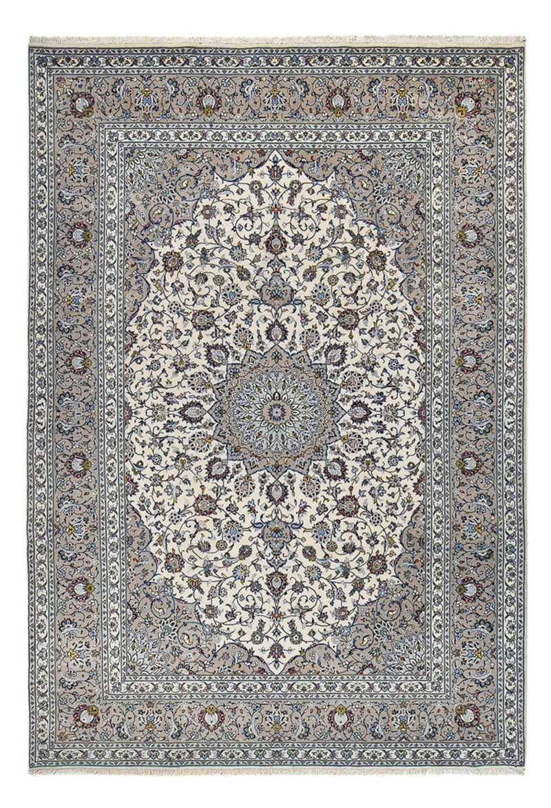 Tapis persan - Keshan - Royal - 360 x 248 cm - gris