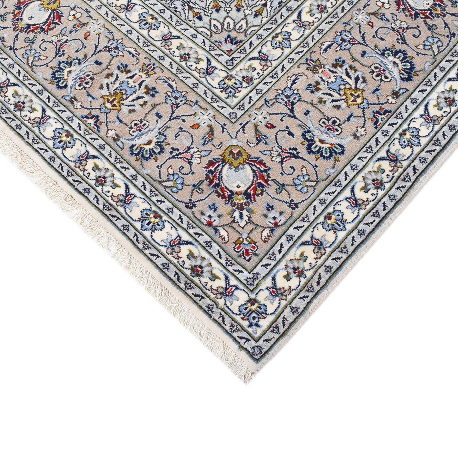 Tapis persan - Keshan - Royal - 360 x 248 cm - gris