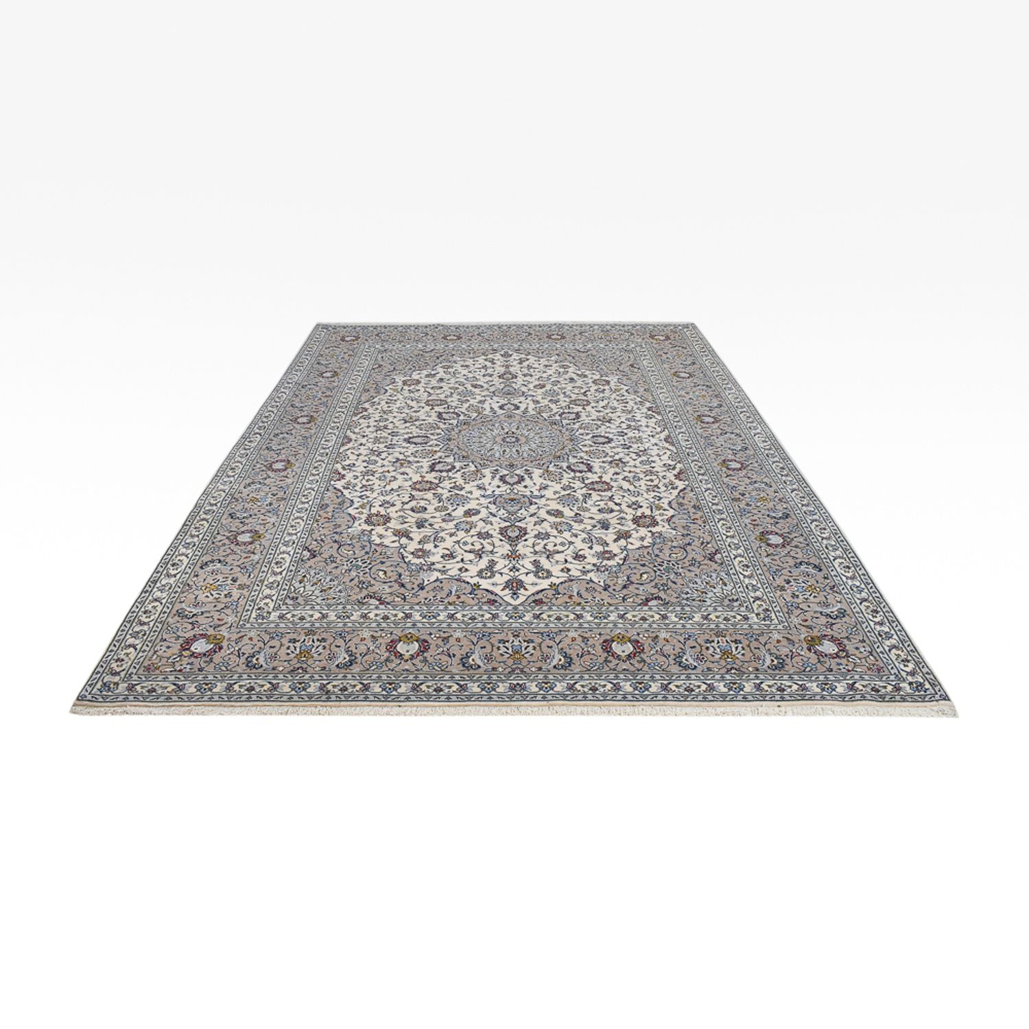 Tapis persan - Keshan - Royal - 360 x 248 cm - gris