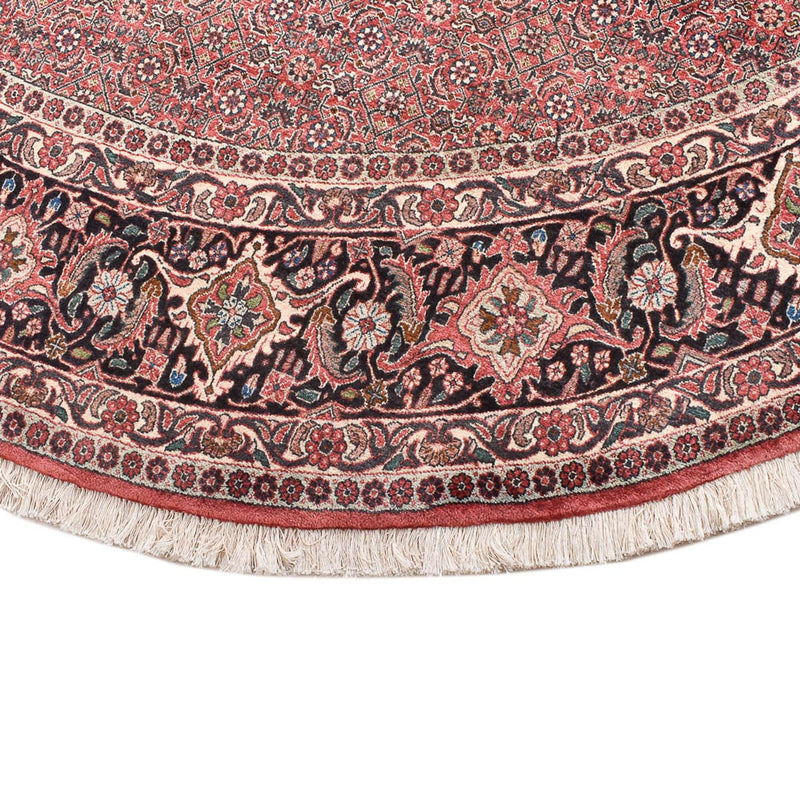 Tapis persan - Bidjar ronde  - 255 x 255 cm - rouge clair