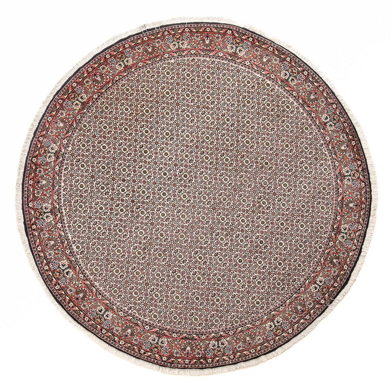 Tapis persan - Bidjar ronde  - 250 x 250 cm - gris clair