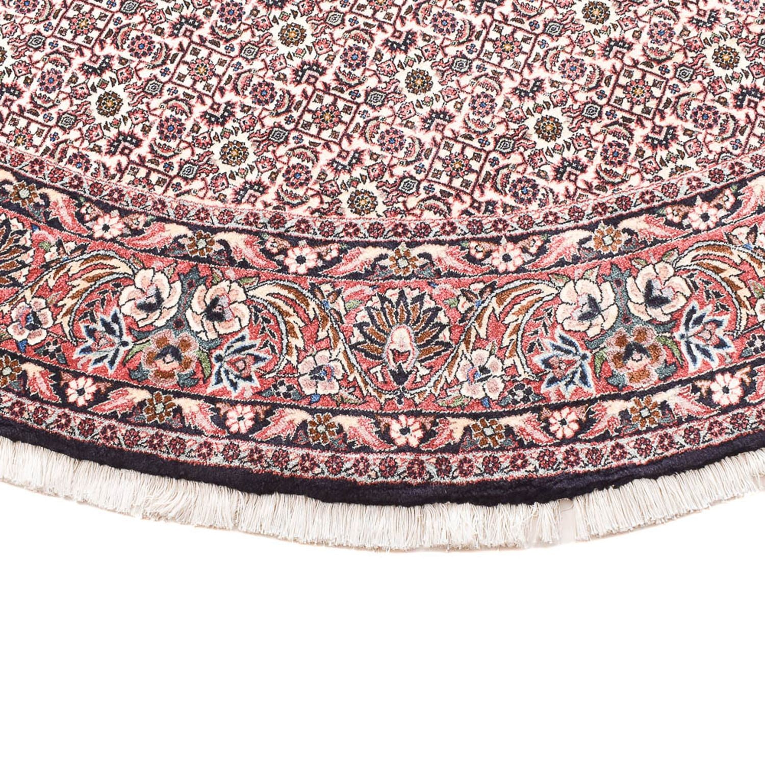 Tapis persan - Bidjar ronde  - 250 x 250 cm - gris clair