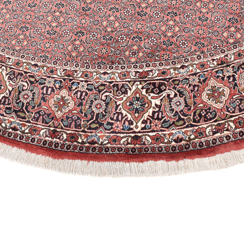 Tapis persan - Bidjar ronde  - 300 x 300 cm - rouge clair