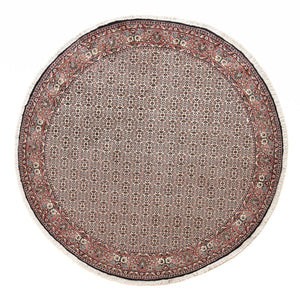 Tapis persan - Bidjar ronde  - 250 x 250 cm - rouille