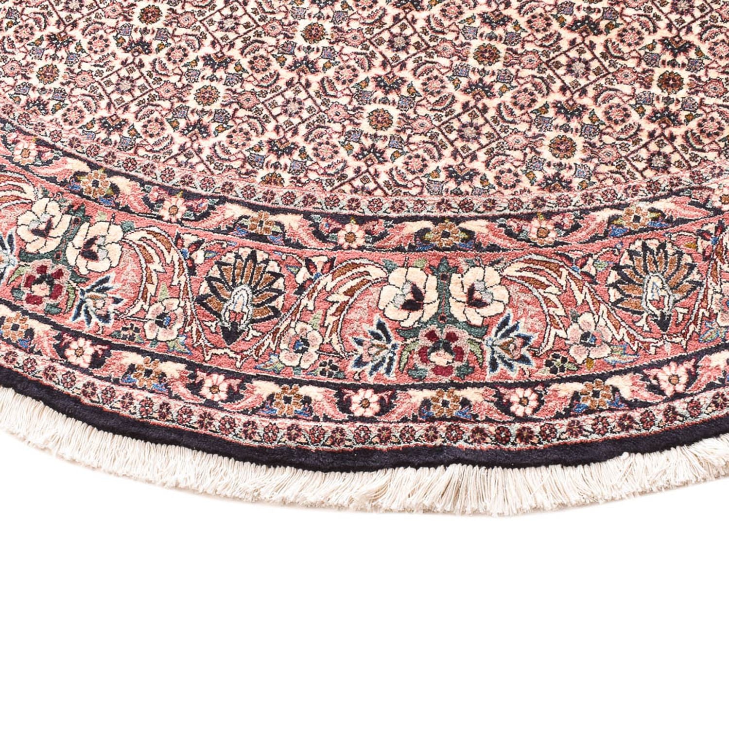 Tapis persan - Bidjar ronde  - 250 x 250 cm - rouille