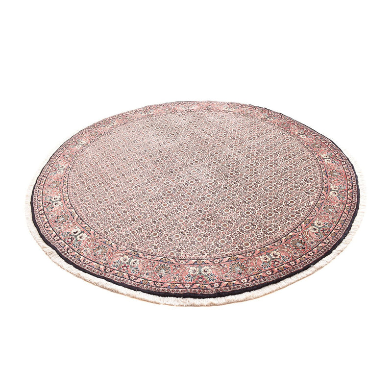 Tapis persan - Bidjar ronde  - 250 x 250 cm - rouille