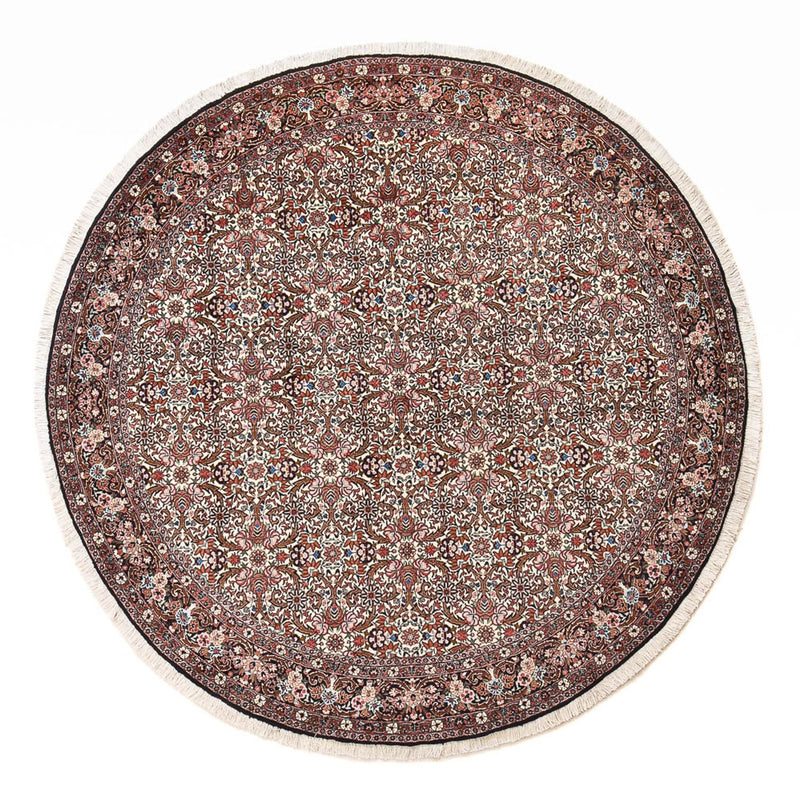 Tapis persan - Bidjar ronde  - 250 x 250 cm - rouille