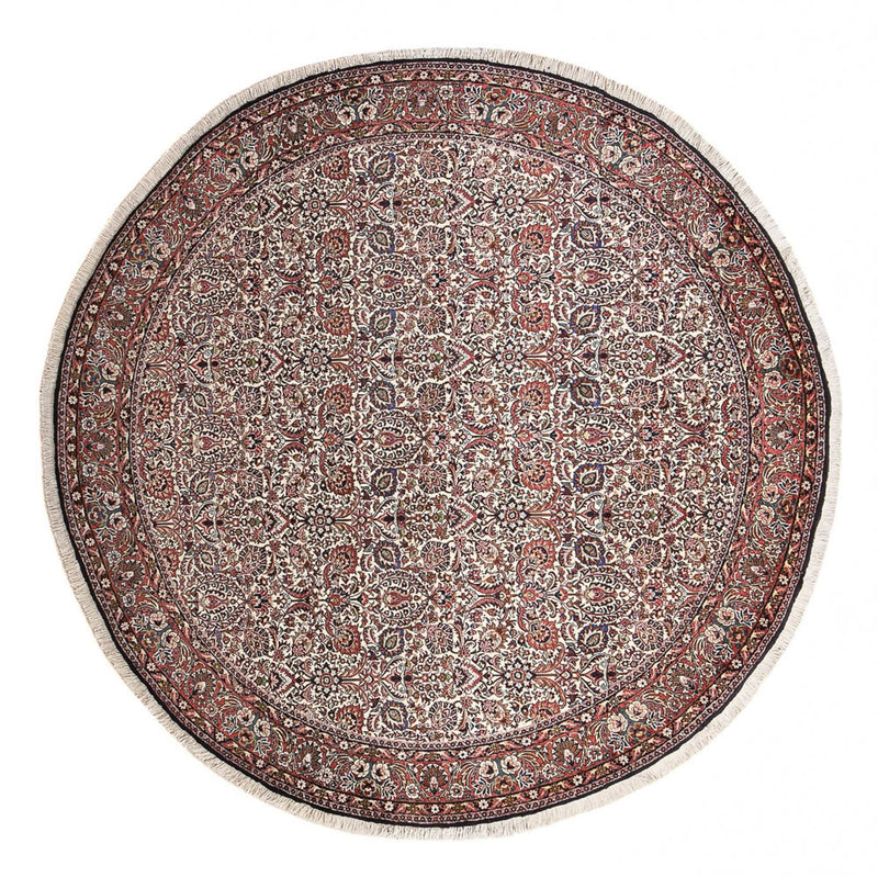 Tapis persan - Bidjar ronde  - 250 x 250 cm - rouille