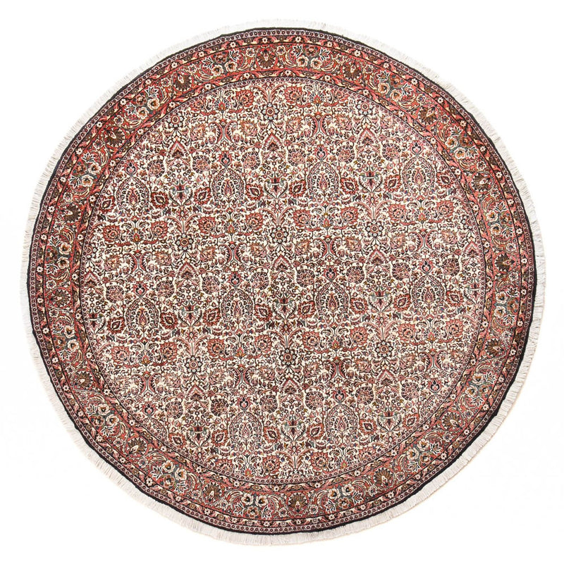 Tapis persan - Bidjar ronde  - 250 x 250 cm - rouille