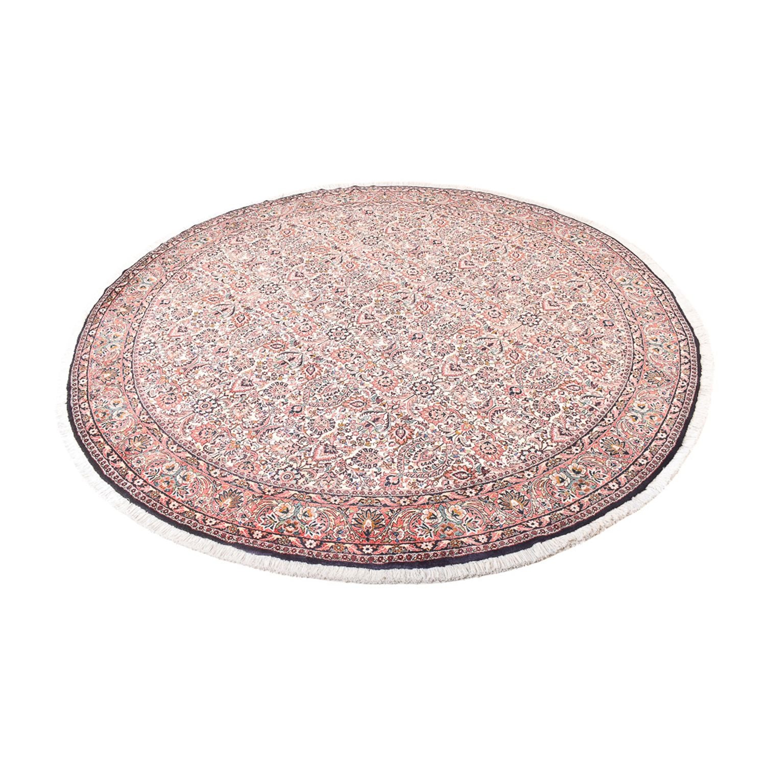 Tapis persan - Bidjar ronde  - 250 x 250 cm - rouille