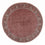 Tapis persan - Bidjar ronde  - 300 x 300 cm - rouille