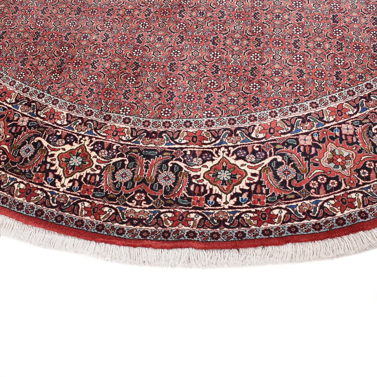 Tapis persan - Bidjar ronde  - 300 x 300 cm - rouille