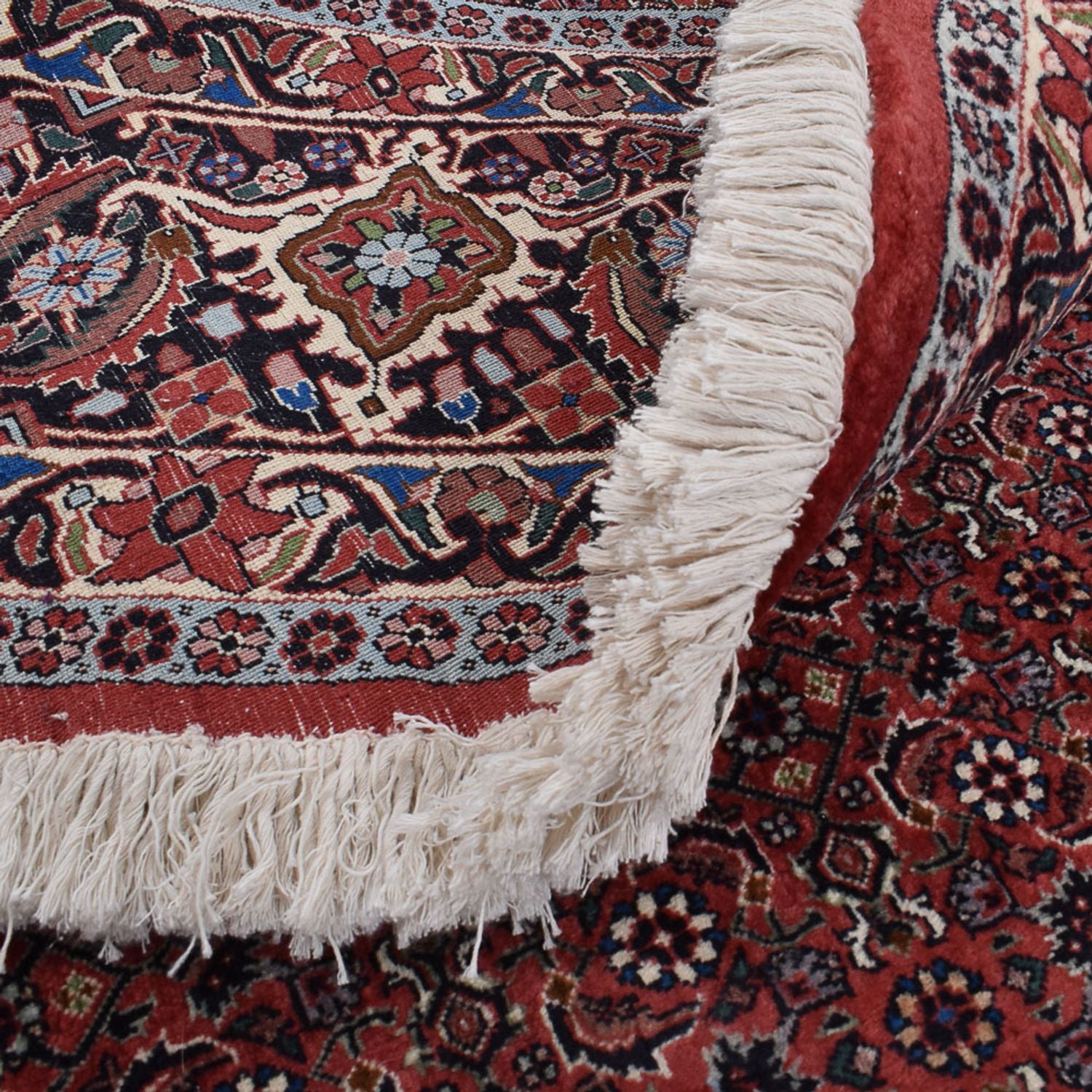 Tapis persan - Bidjar ronde  - 300 x 300 cm - rouille