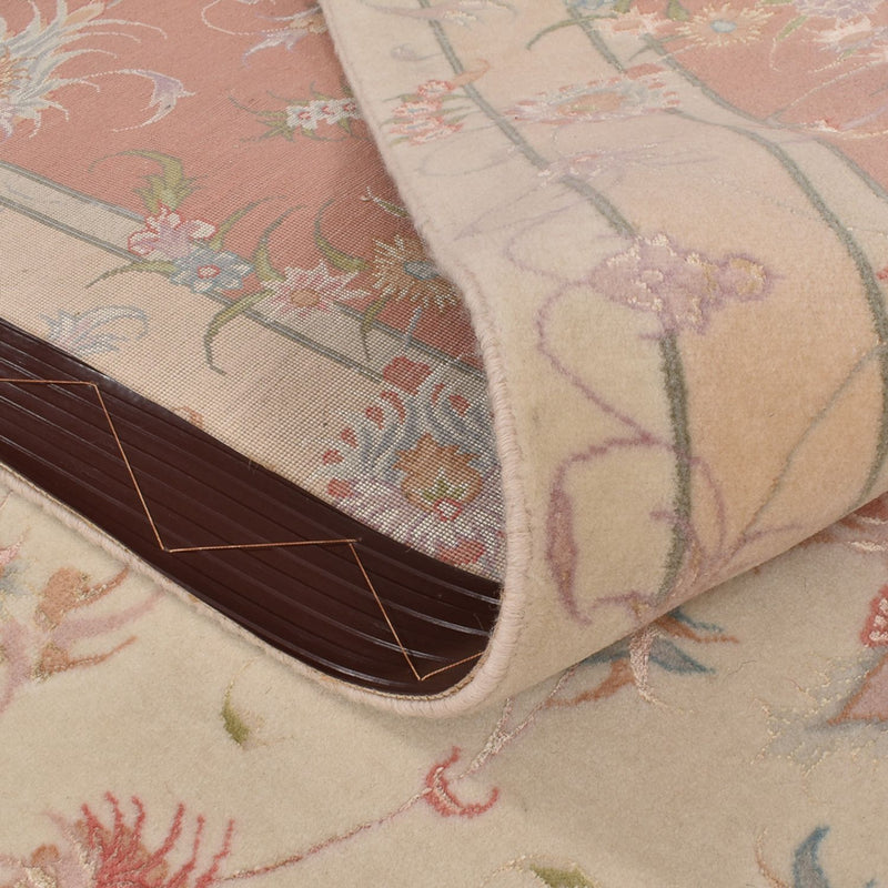Tapis persan - Tabriz - Royal carré  - 245 x 245 cm - beige clair