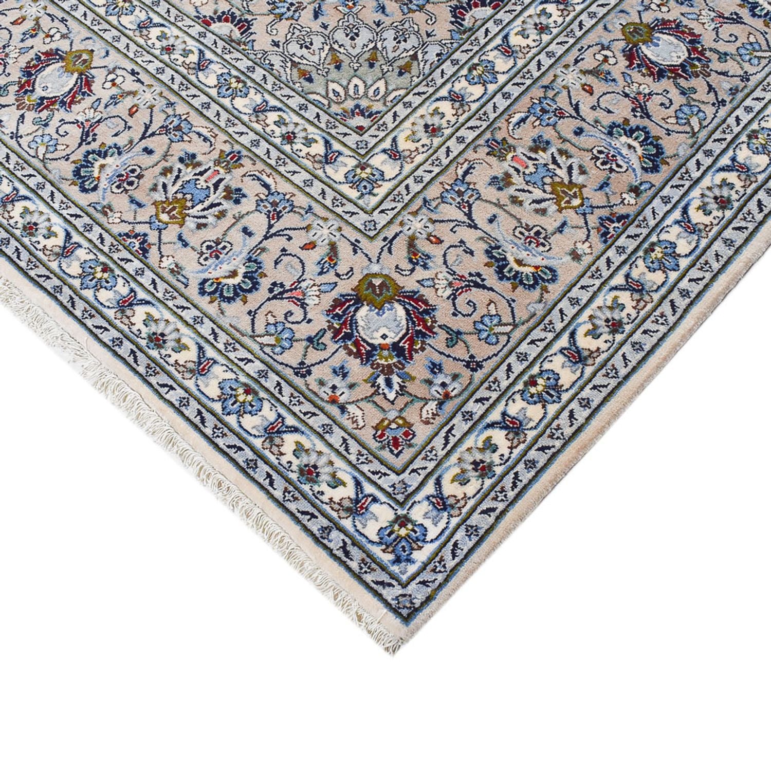 Tapis persan - Keshan - Royal - 350 x 240 cm - gris