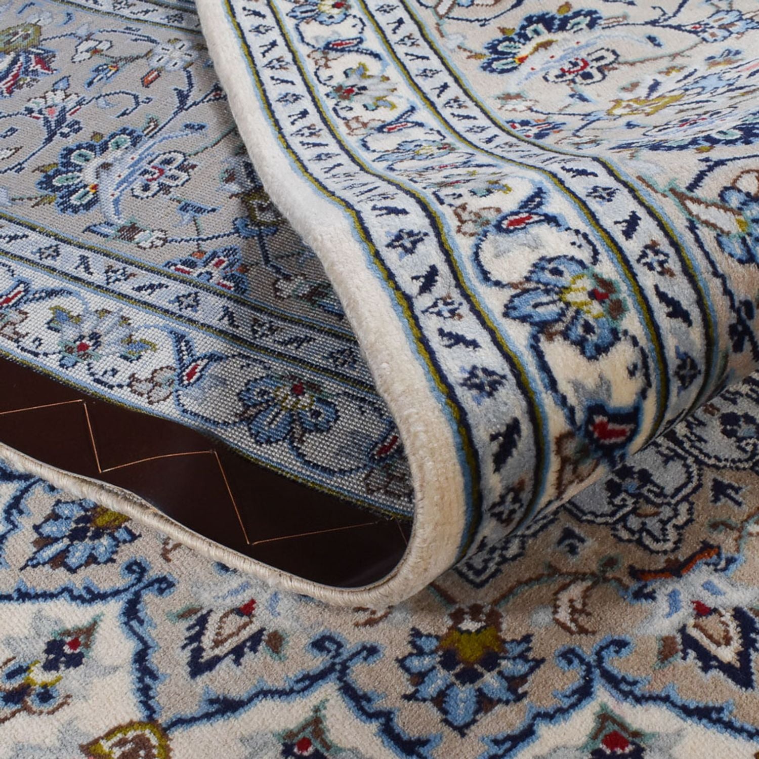 Tapis persan - Keshan - Royal - 350 x 240 cm - gris