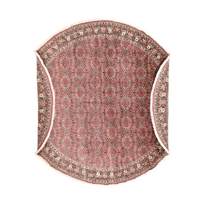 Tapis persan - Bidjar ronde  - 400 x 400 cm - rouille