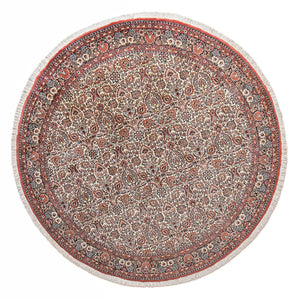 Tapis persan - Bidjar ronde  - 250 x 250 cm - rouille