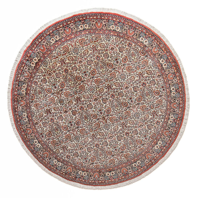 Tapis persan - Bidjar ronde  - 250 x 250 cm - rouille