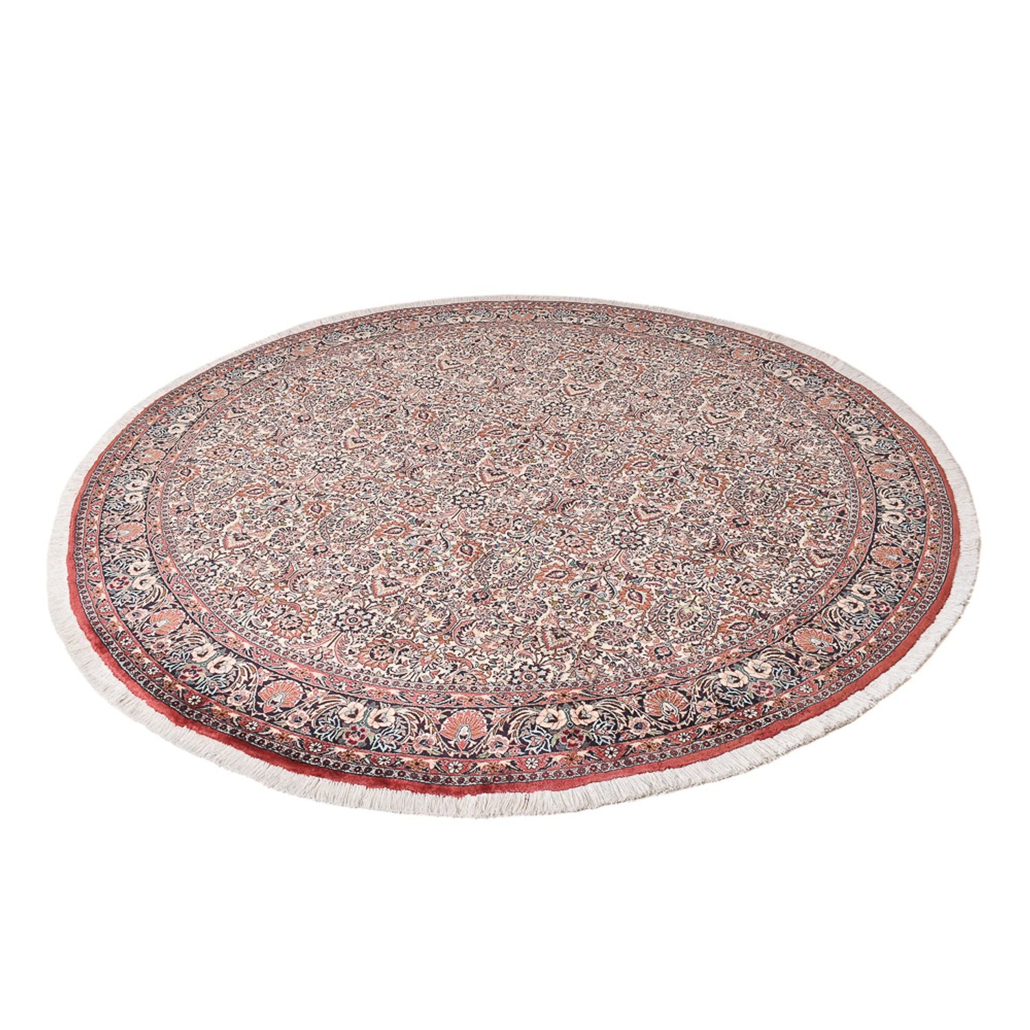 Tapis persan - Bidjar ronde  - 250 x 250 cm - rouille