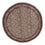 Tapis persan - Bidjar ronde  - 250 x 250 cm - rouille