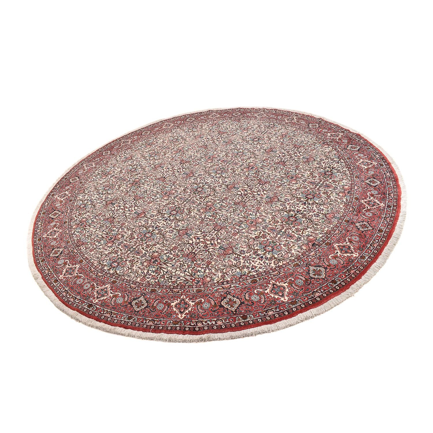 Tapis persan - Bidjar ronde  - 300 x 300 cm - rouille