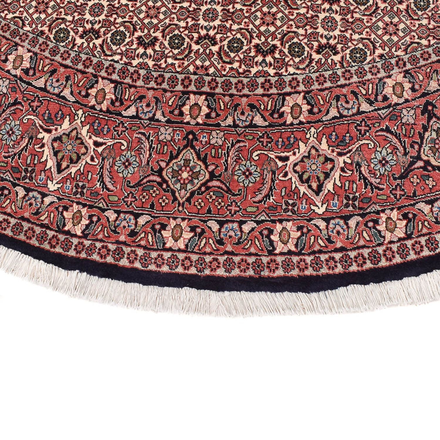 Tapis persan - Bidjar ronde  - 250 x 250 cm - rouille