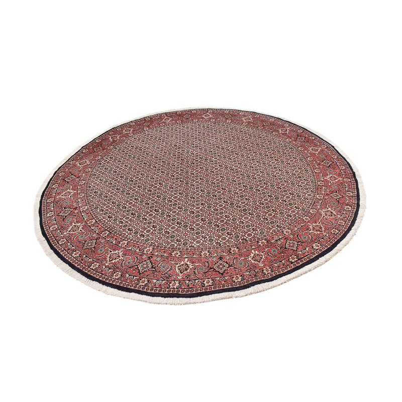 Tapis persan - Bidjar ronde  - 250 x 250 cm - rouille