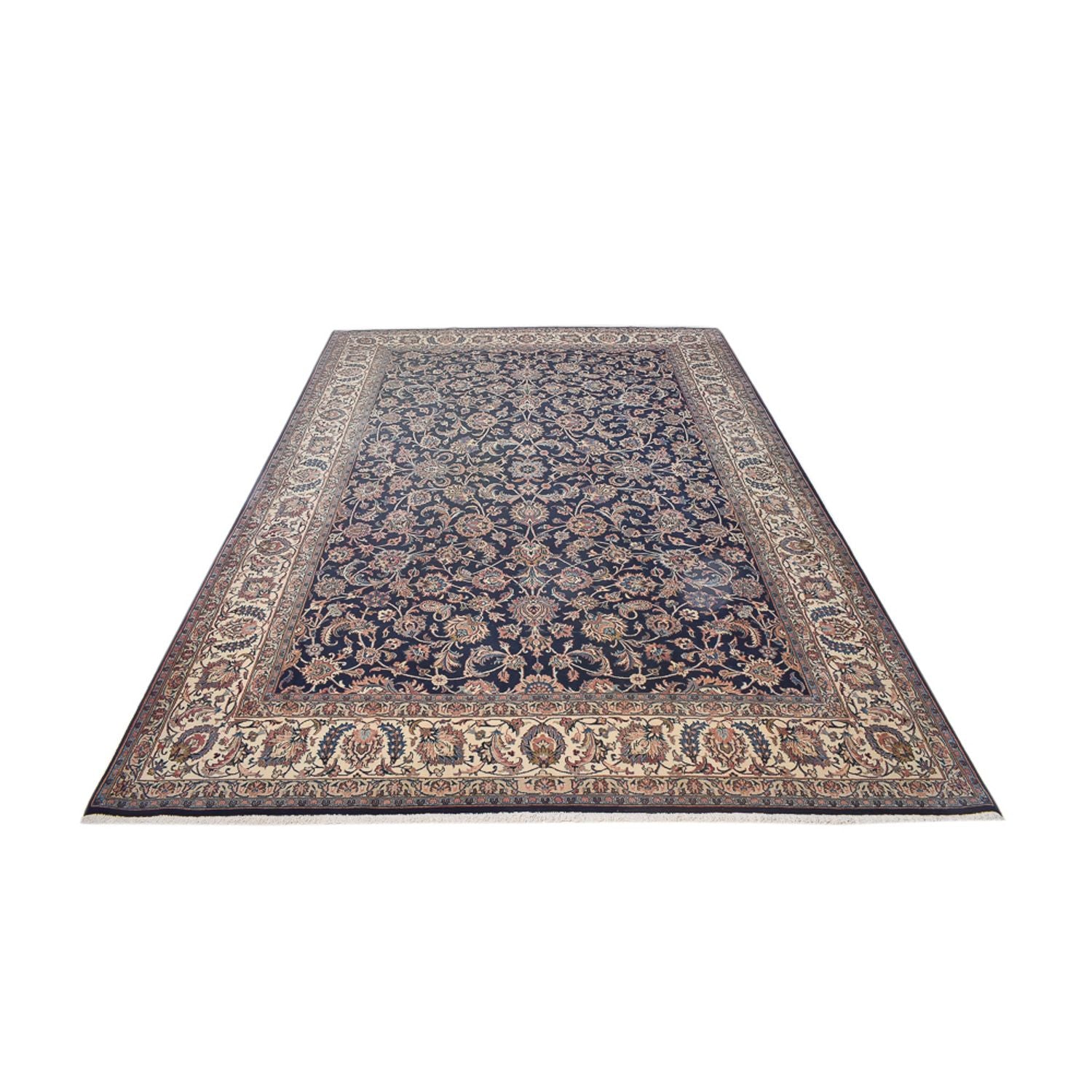 Tapis persan - Classique - 356 x 248 cm - bleu foncé