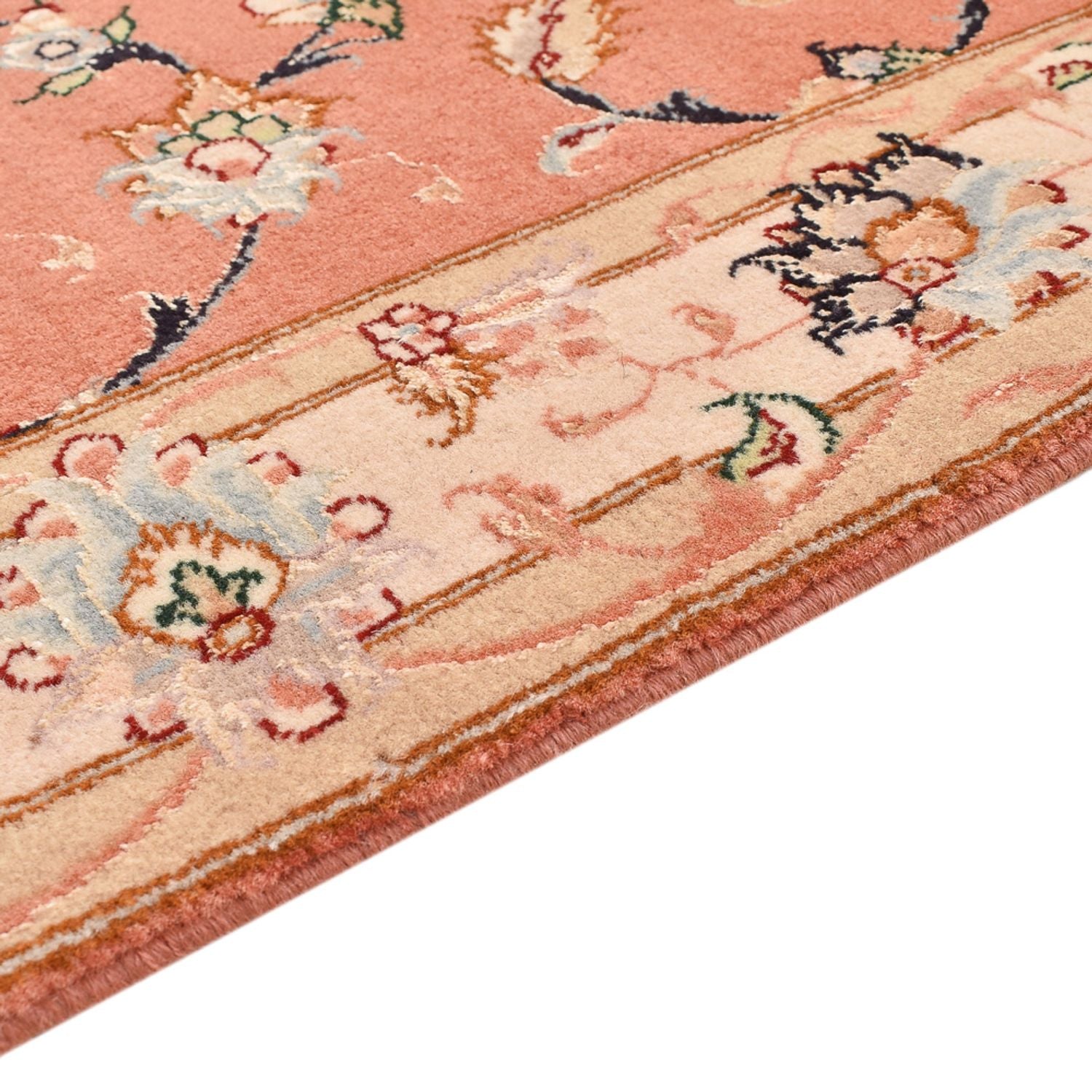 Tapis de couloir Tapis persan - Tabriz - Royal - 203 x 80 cm - rouge clair