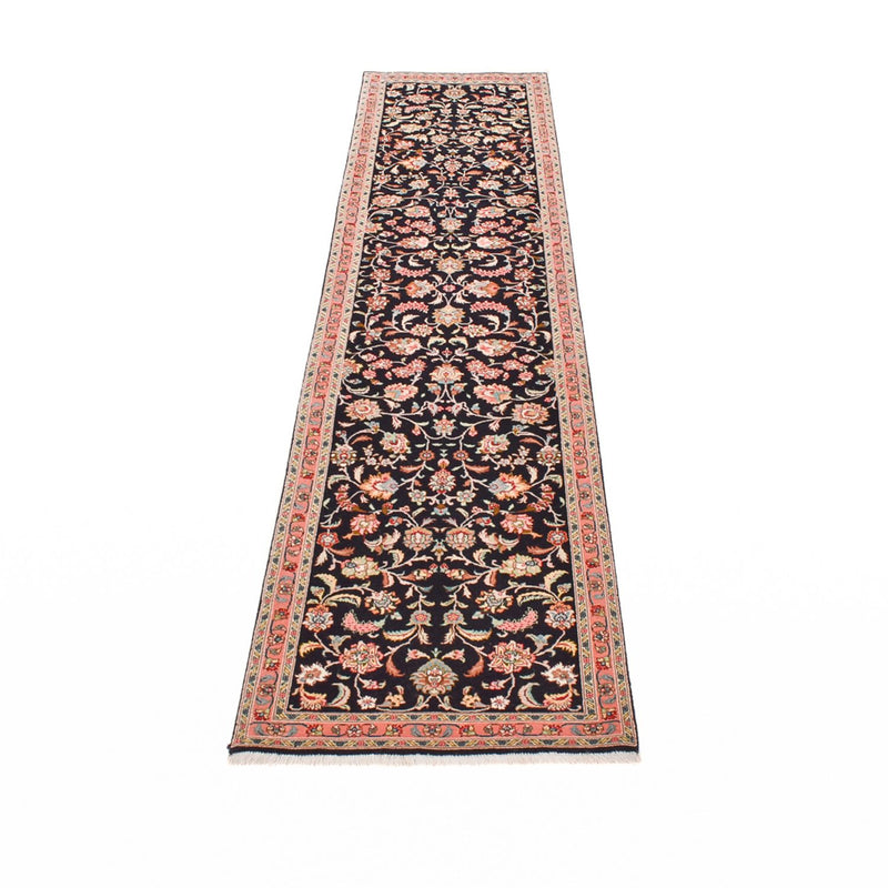 Läufer Perser - Täbriz - Premium - 290 x 69 cm - dunkelblau