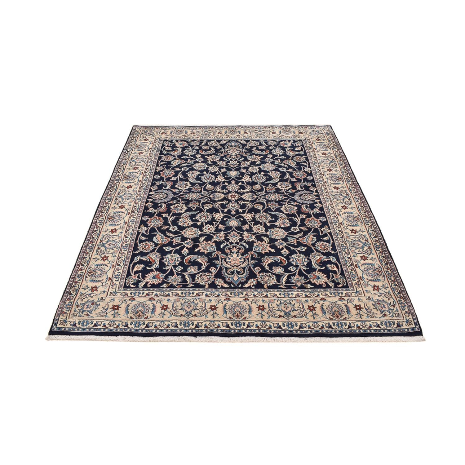Tapis persan - Classique - 250 x 196 cm - bleu foncé