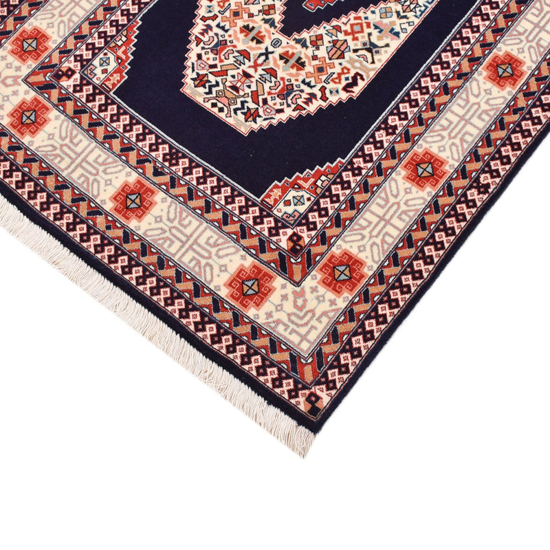 Tapis de couloir Tapis persan - Tabriz - Premium - 186 x 72 cm - bleu foncé