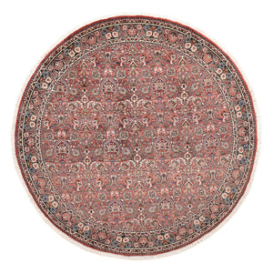 Tapis persan - Bidjar ronde  - 250 x 250 cm - rouille