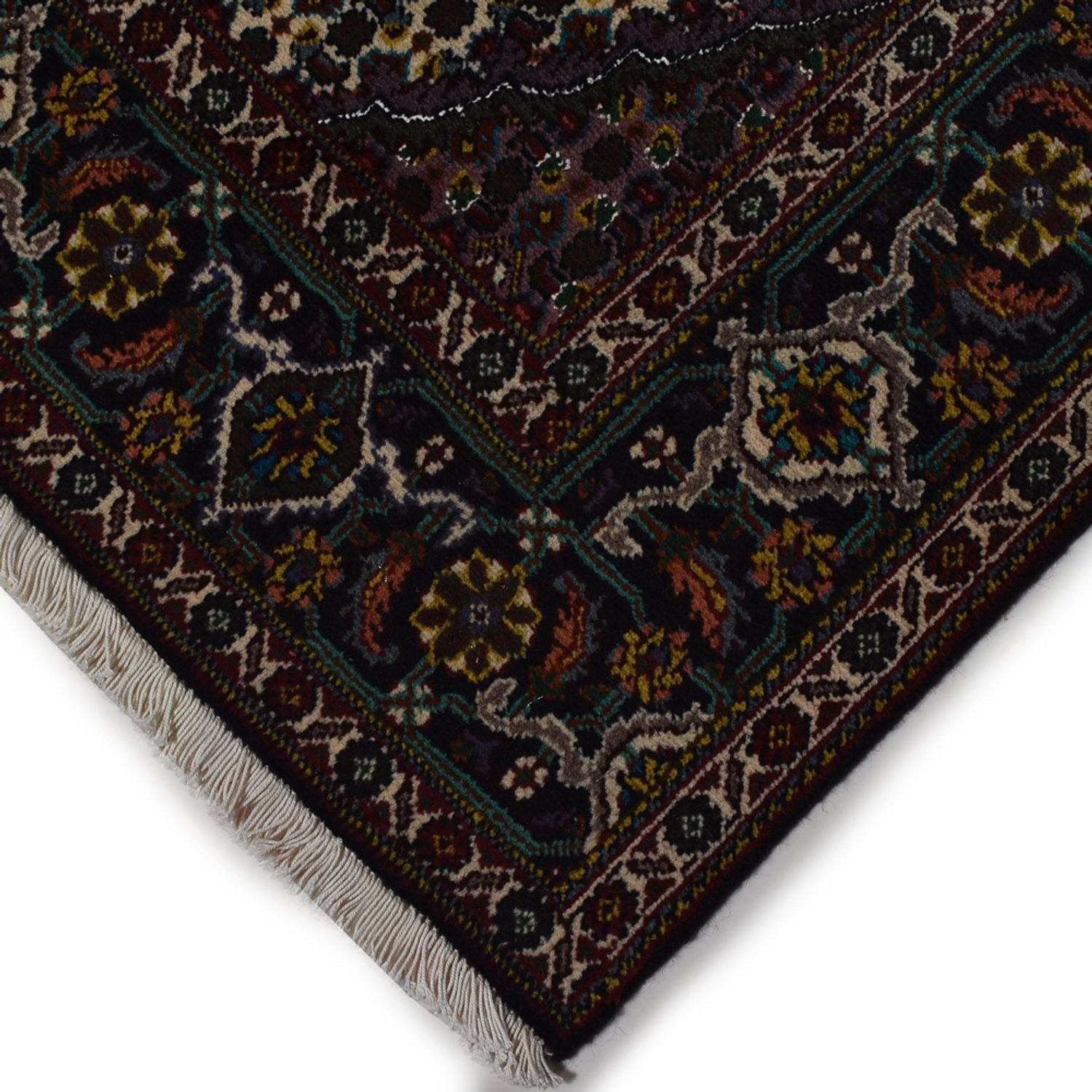 Tapis persan - Tabriz - Royal - 208 x 150 cm - marron foncé