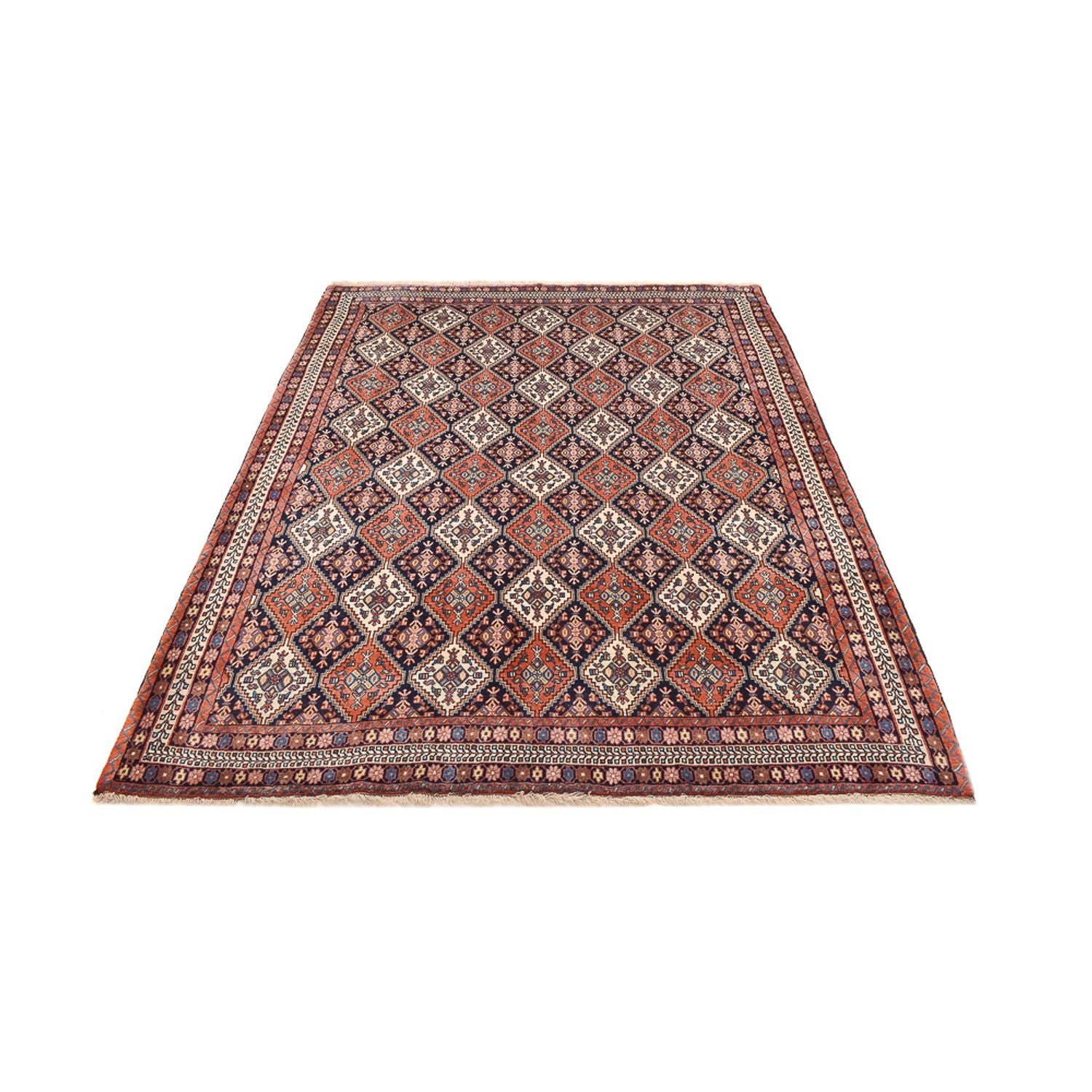 Tapis persan - Nomadic - 241 x 180 cm - rouge clair