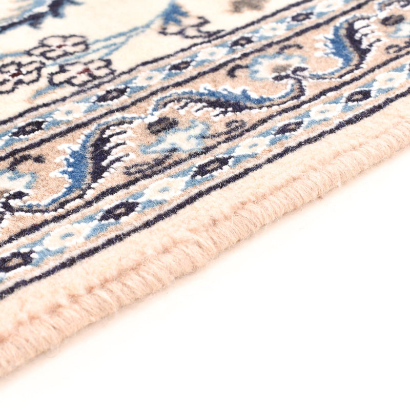 Tapis de couloir Tapis persan - Nain - Royal - 196 x 61 cm - crème