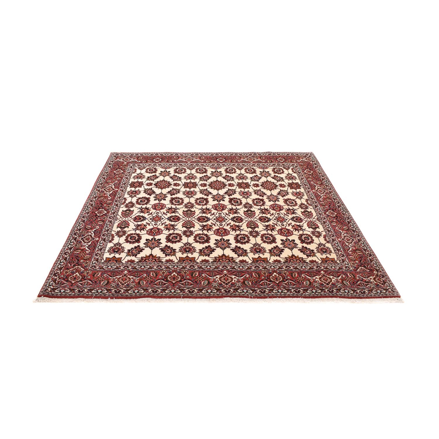 Tapis persan - Bidjar carré  - 255 x 241 cm - rouille