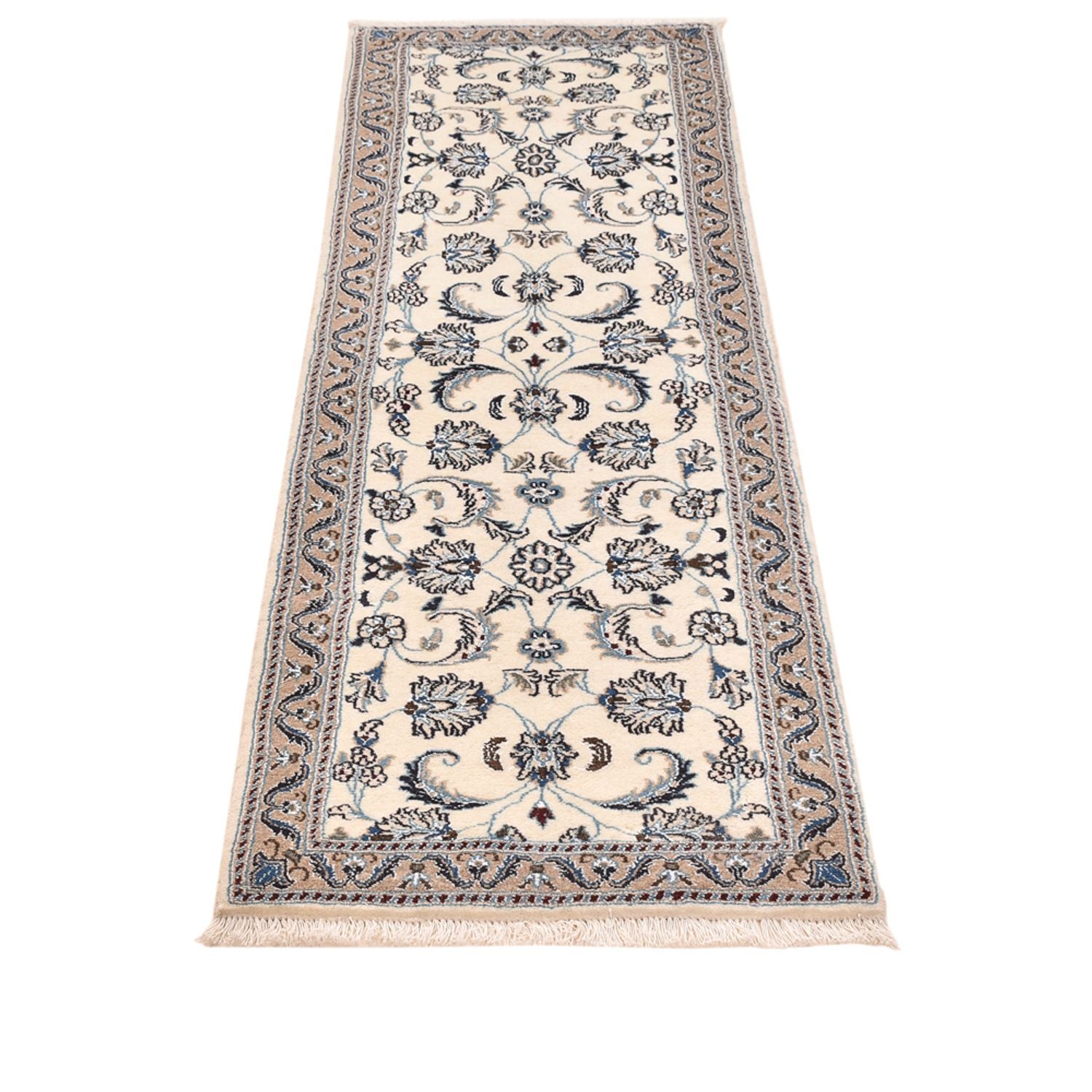 Läufer Perser - Nain - Royal - 198 x 59 cm - creme