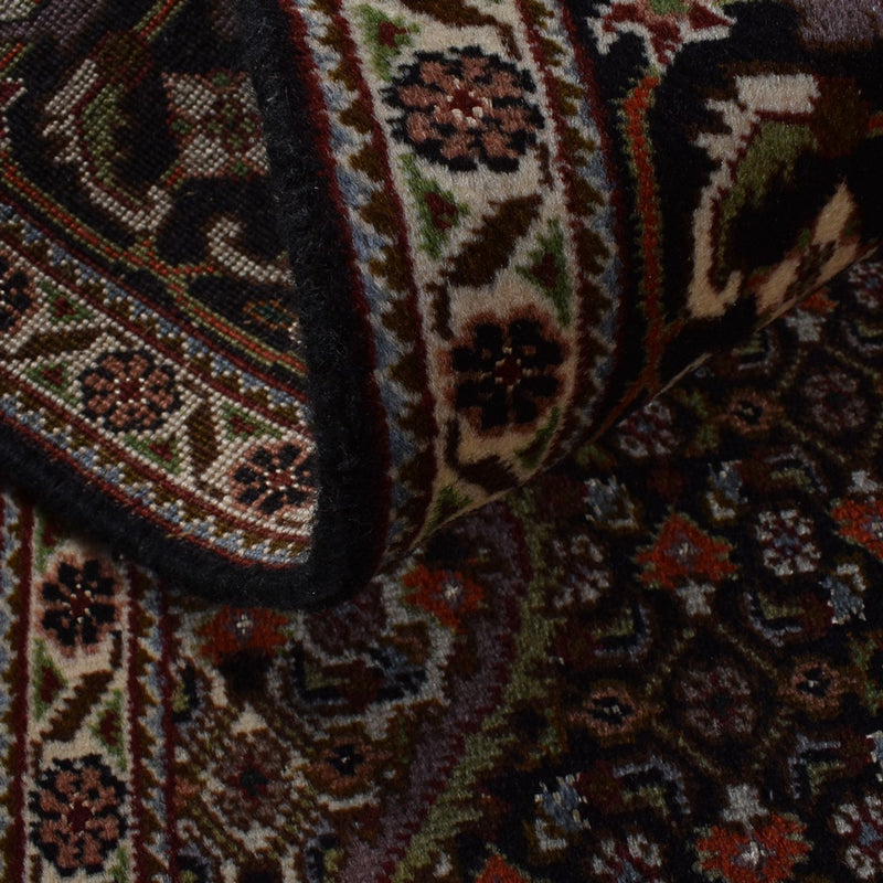 Tapis persan - Tabriz - Royal - 205 x 153 cm - marron foncé